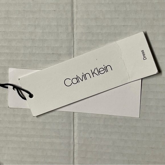 Calvin Klein Silver Sequin Sheath Dress New With Tags! - Picture 11 of 16